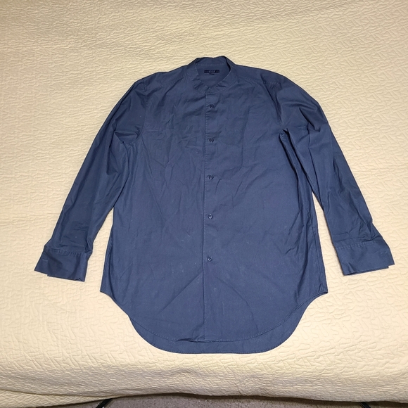 COS Oversized grandad collar button down shirt size S - Picture 4 of 11